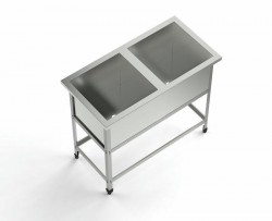 ВАННА МОЕЧНАЯ GPSTEEL СТАНДАРТ ВМ-2 1180/600/850 С (ВМ-2/500)